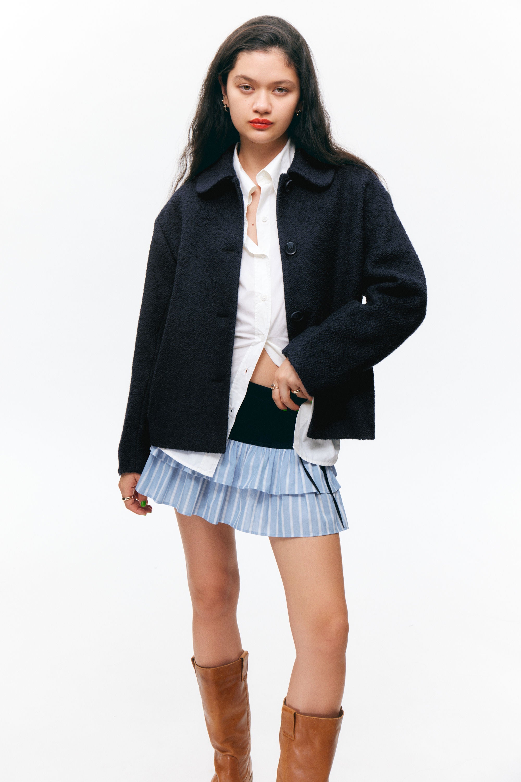 Veste en mélange de laine